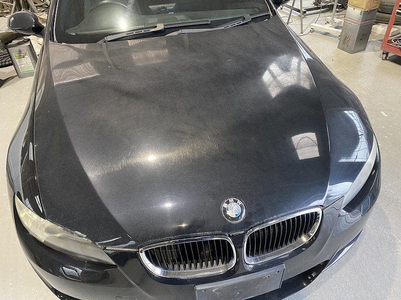 ＢＭＷ　Ｅ９２ ボンネット加工