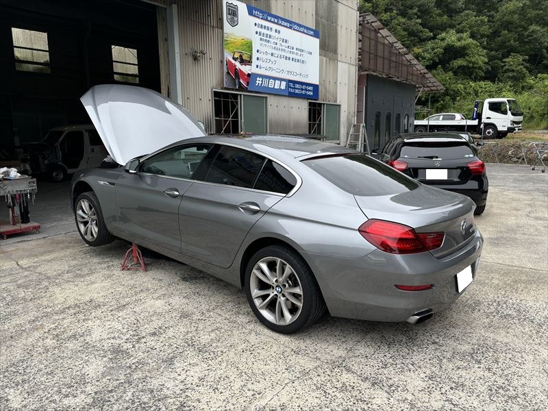 BMW650i F06 LLC入替え