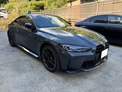 BMW G83 M4 板金塗装　修理