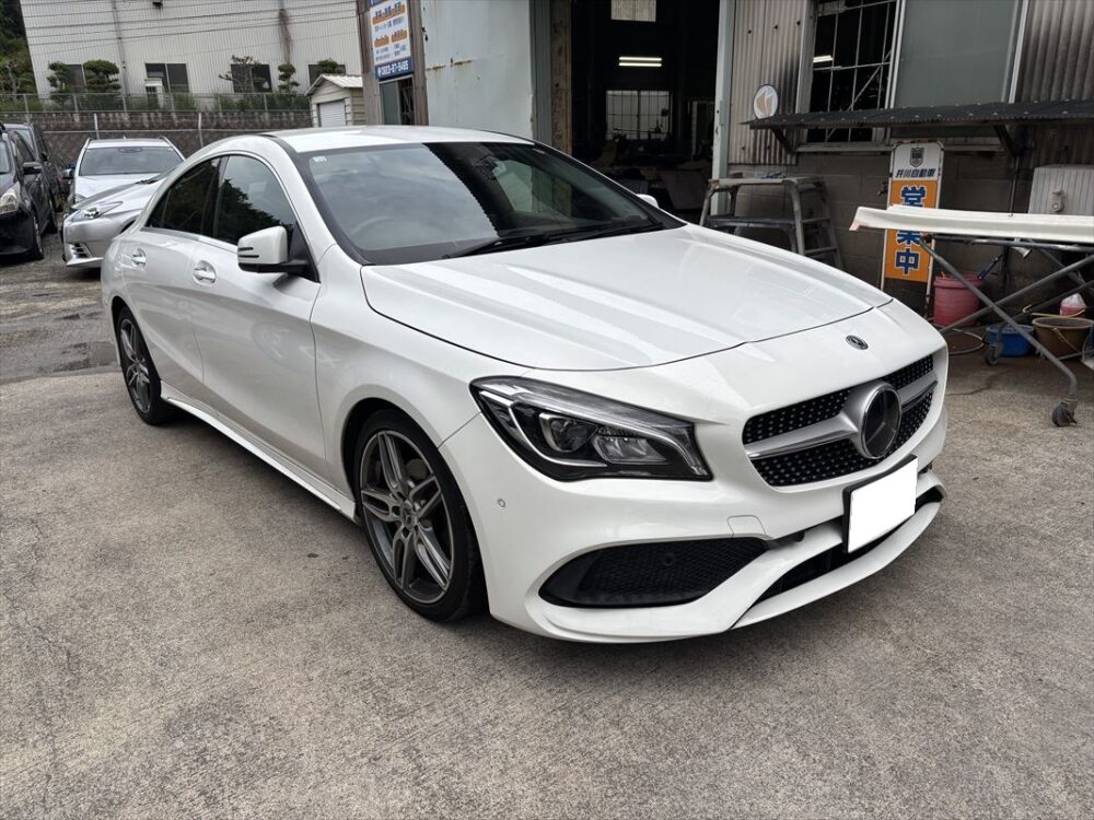 メルセデス・ベンツ Ｗ１１７　エンジン警告ランプ点灯　修理