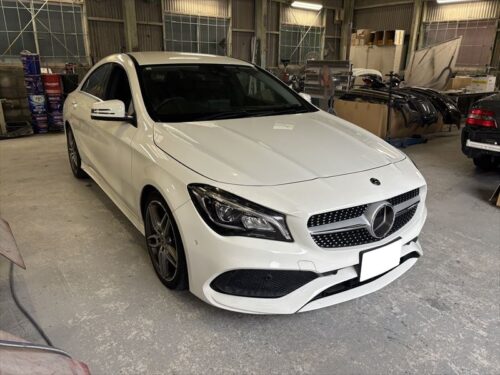 メルセデス・ベンツ Ｗ１１７　エンジン警告ランプ点灯　修理