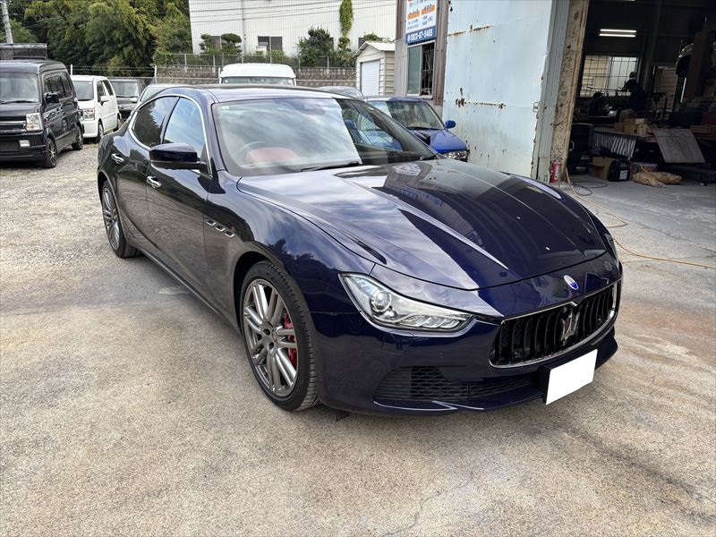 マセラティ　ギブリ エアコン修理