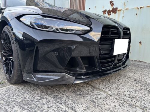 BMW　M4　G82 3Dデザイン　フロントスポイラー取付