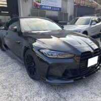 BMW　M4　G82 3Dデザイン　フロントスポイラー取付
